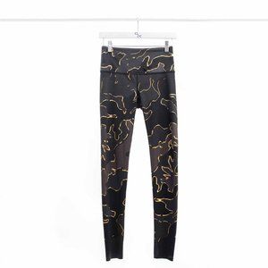 Noli Guerra Dark Tone Camo Leggings with Gold Foil